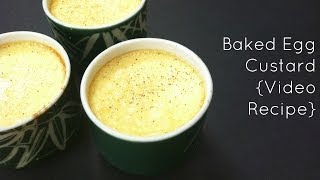 How to Make Baked Custard Video Recipe [upl. by Atinod]