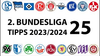 Bundesligatipps 2Liga  25Spieltag  Saison 20232024 [upl. by Cheyne]