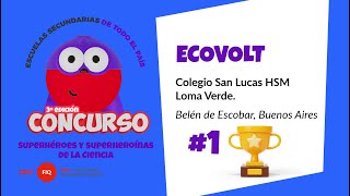 PRIMER PREMIO  Proyecto ECOVOLT [upl. by Rihsab]