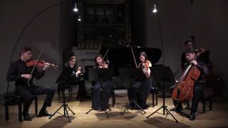 Alessandro Marano amp Deuce String Quintet play Lvan Beethoven Piano Concerto n3 op37 [upl. by Ylimme]