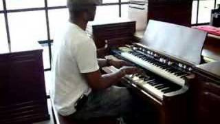 Pastor Butler playing the organ 1 [upl. by Enyluqcaj907]