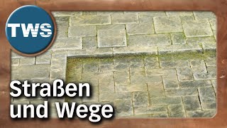 Tutorial gepflasterte Straßen amp Wege  Kopfsteinpflaster römischer Verband TabletopGelände TWS [upl. by Treat581]