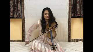 Avachita Parimalu  Sant Dnyaneshwar  Violin  Shruti Bhave [upl. by Aldwon17]