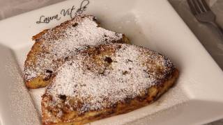 Panettone French Toast Recipe  Laura Vitale  Laura in the Kitchen Episode 266 [upl. by Abroms607]