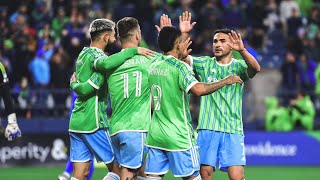 Sounders score five on CF Montréal in opening win of season [upl. by Ymeraj]