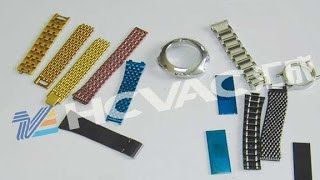 PVD vacuum coating machine for watchcase watchband watchstrap and jewelery [upl. by Smiley]