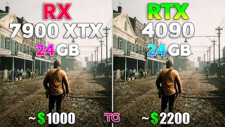 RX 7900 XTX vs RTX 4090  Test in 9 Games [upl. by Roxanna]