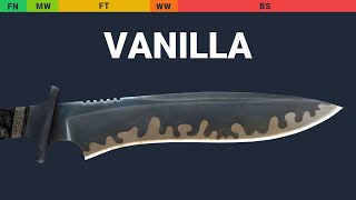 Classic Knife Vanilla  Skin Float And Wear Preview [upl. by Elokcin]