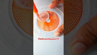 satisfying orange color spiral design asmr [upl. by Marni895]