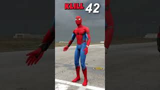 SUPERHEROES 100 THONAS PUNCH CHALLENGE 🔥🔥🔥 gta5 shorts spiderman hulk cartoon [upl. by Sewoll]