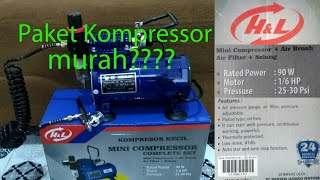 Review Mini Compressor set HampL 90W [upl. by Eneja]