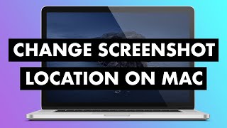 How to change the default screenshot save location on Mac [upl. by Michaeline]