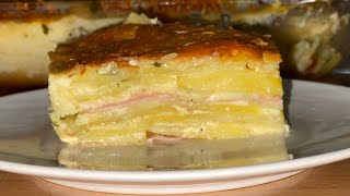 Super easy Ham and Cheese Layered Potatoes [upl. by Ramsa]