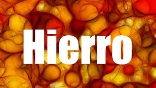 HIERRO  Funciones beneficios alimentos ricos [upl. by Ariana]