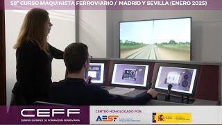 58º promoción Curso maquinista ferroviario Madrid y Sevilla [upl. by Ailerua815]