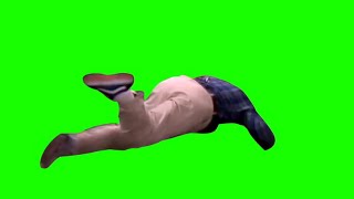 Gibby falling  Green screen [upl. by Niamrej281]