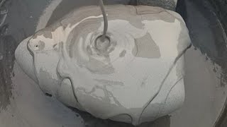 ASMR Very Soft Dusty 😍 Pure Cement Sliky Chunks dipping Crumble on Lots Of Water 🌊💦🌀🌀🌀🌀💦💦 [upl. by Christianna]