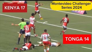 KENYA VS TONGA RUGBY 7S  MONTEVIDEO 7S CHALLENGER SERIES 2024  HSBC RUGBY SVNS  KENYA 7S VS TONGA [upl. by Ibbison232]