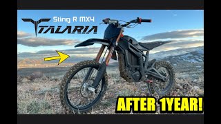 Talaria Sting R MX4  1 Year later [upl. by Imorej649]