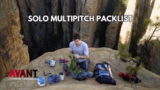 What I Bring for Top Down Solo Multipitch Projecting [upl. by Gulick]