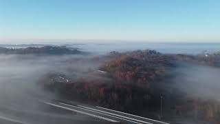 Foggy Morning in Athens Ohio [upl. by Aurthur]