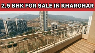 Kharghar hills view 25 bhk flat for sale in unbelievable price [upl. by Lorin399]