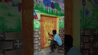 How to make best easy door decoration ideas [upl. by Attinahs]