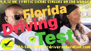 Florida driving test  Showing details outside shots [upl. by Ynahpit]