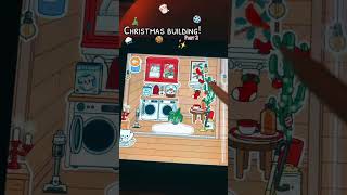 Christmas house build 🏡🎅 part 2 cr tocaaalifeee1 tocaboca [upl. by Haney]