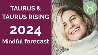 TAURUS SUN amp TAURUS RISING ASTROLOGY YEARLY FORECAST 2024 [upl. by Nossyla756]