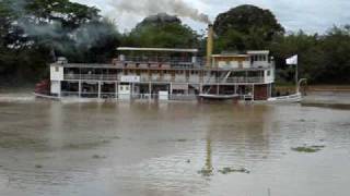 Vídeo do barco antigo Benjamin Guimarães em Barra do Guiacuí  MG [upl. by Arissa]