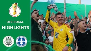 FOURTH Division beats 1st Division CLEARLY  FC Homburg vs Darmstadt 98  Highlights  DFBPokal [upl. by Nayrb]