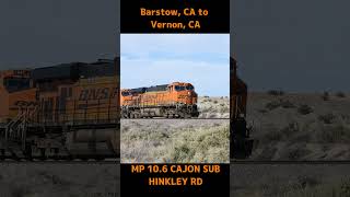 BNSF 5773 WB H BARVRN Barstow CA to Vernon CA 562024 [upl. by Kolivas]