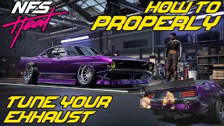 NFS Heat  How To PROPERLY Tune Your Exhaust 180SX amp Barracuda [upl. by Phillip634]