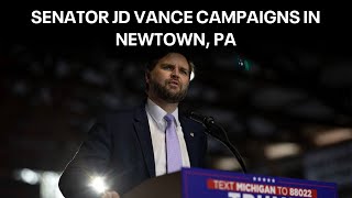 Senator JD Vance holds campaign rally in Newtown Pa  FOX 29 News Philadelphia [upl. by Fonz558]