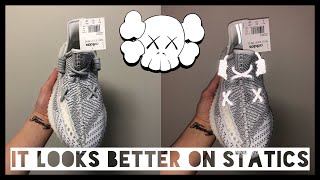 KAWS x YEEZY BOOST 350 STATIC LACING EASY TUTORIAL [upl. by Jump76]