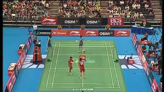 F  MD  MKidoHSetiawan vs Ko SHYoo YS  2012 LiNing Singapore Open [upl. by Ejroj103]