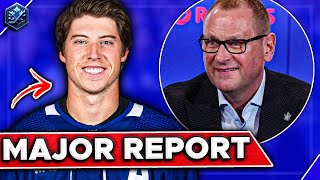 MAJOR Marner Contract Update Report Reveals HUGE Leafs Update  Toronto Maple Leafs News [upl. by Tawnya]