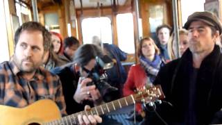 Nathen Maxwell  tell me the title of this song HD live  acoustic in a tram [upl. by Arnuad]