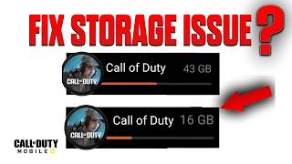 How to Reduce Call of Duty Mobile Storage  Save Space amp Optimize Performance [upl. by Colville805]