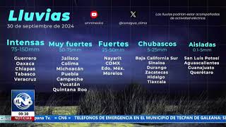 Programa Noticias Lunes 30 de Septiembre del 2024 [upl. by Limann]