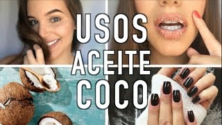 10 SORPRENDENTES USOS DEL ACEITE DE COCO [upl. by Jolie]