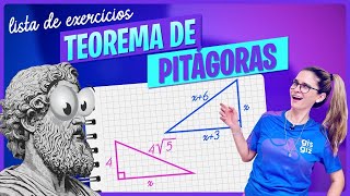 TEOREMA DE PITÁGORAS  Exercícios para aprender e praticar [upl. by Cull344]