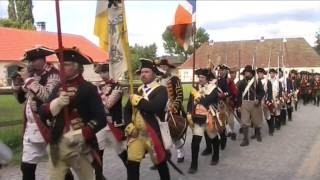 Zeitreise ins 18 Jahrhundert auf Schloss Fasanerie 2014  Parade der Truppen [upl. by Kemble]