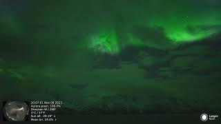 Dancing aurora at Lyngen North [upl. by Aida315]