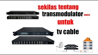 sekilas tentang transmodulator digital untuk tv kabel [upl. by Derej]