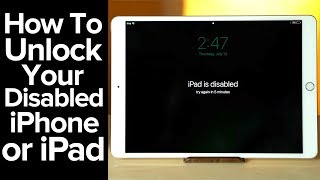 How to unlock a Disabled iPhone or iPad [upl. by Erdei]