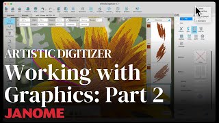 Working with Graphics in Artistic Digitizer Part 2 [upl. by Nabe20]