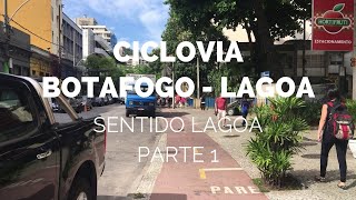 🇧🇷🚲 Ciclovia BotafogoLagoa sentido Lagoa parte 1 [upl. by Tnarg]