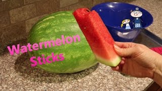 Watermelon Hacks How to cut a Watermelon into Sticks Easy to eat Watermelon for Kids [upl. by Niknar]